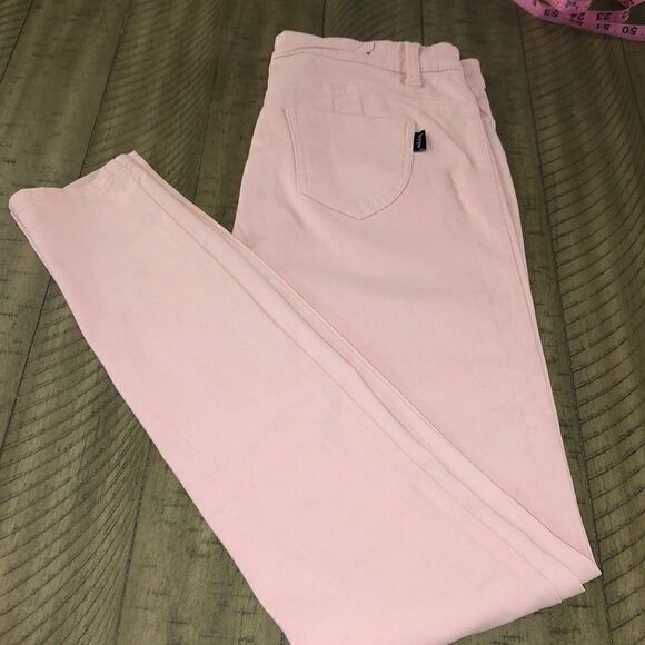NWOT Hype’s Stretch Denim Jeggings in Baby Pink. - Picture 1 of 8